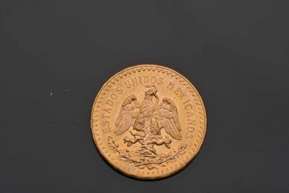 null 1 piece of 50 Pesos gold - Mexico