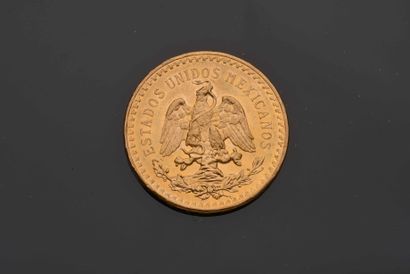 null 1 piece of 50 Pesos gold - Mexico