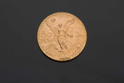 1 piece of 50 Pesos gold - Mexico