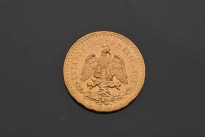 null 1 piece of 50 Pesos gold - Mexico