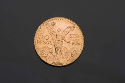 1 piece of 50 Pesos gold - Mexico