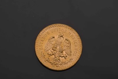 null 1 piece of 50 Pesos gold - Mexico