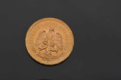 null 1 piece of 50 Pesos gold - Mexico