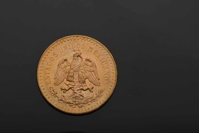 null 1 piece of 50 Pesos gold - Mexico