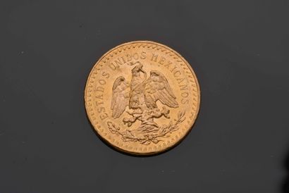 null 1 piece of 50 Pesos gold - Mexico