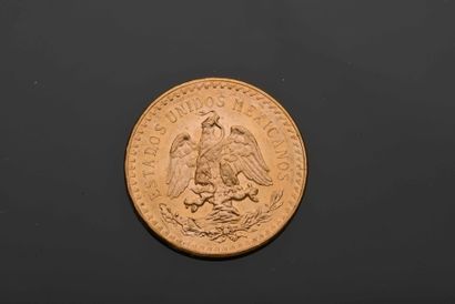 null 1 piece of 50 Pesos gold - Mexico