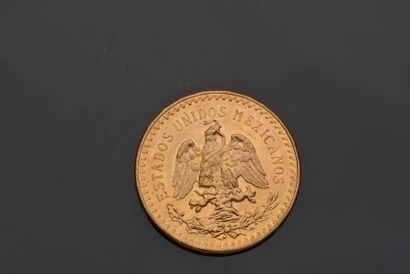 null 1 piece of 50 Pesos gold - Mexico