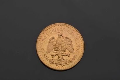 null 1 piece of 50 Pesos gold - Mexico