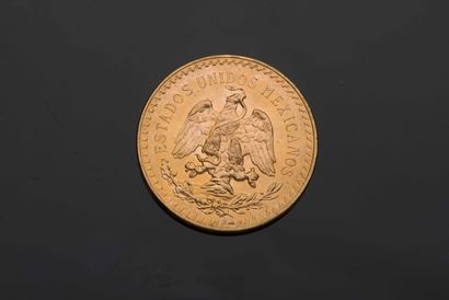 null 1 piece of 50 Pesos gold - Mexico