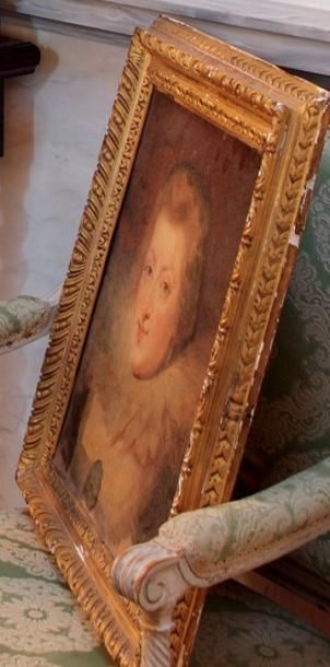 ÉCOLE FRANÇAISE XIXÈME SIÈCLE «Portrait présumé de Marie de Médicis d'après Pierre...