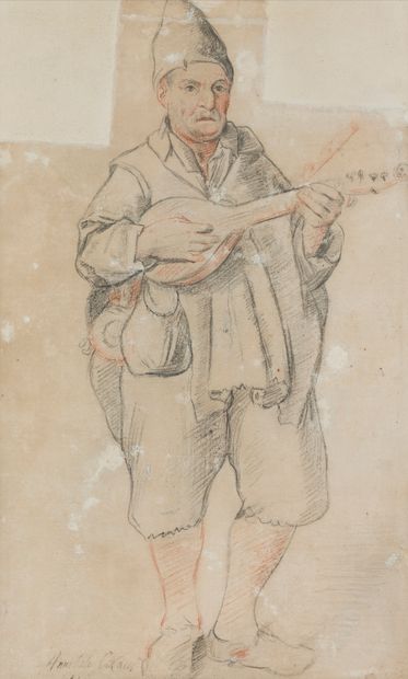 École ITALIENNE, vers 1600
Joueur de mandoline
Pierre...