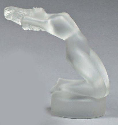 LALIQUE Naïade Sculpture en cristal moulé, pressé H. 13,5 cm