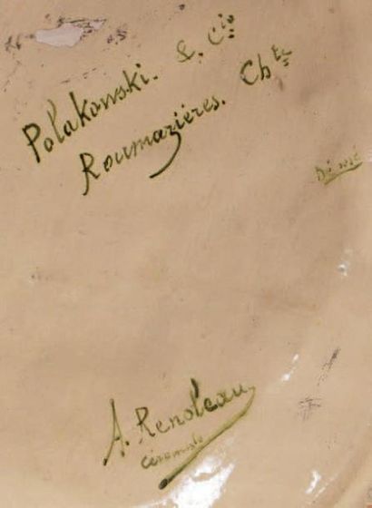 POLAKOWSKI & CIE ET ALFRED RENOLEAU (1854-1930) Couleuvre, natrix, salamandres et...