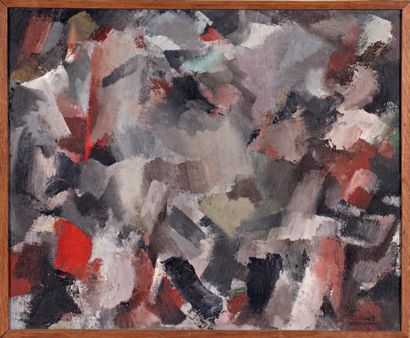 Youla CHAPOVAL (1919-1951) Composition abstraite Huile sur toile Signée en bas à...