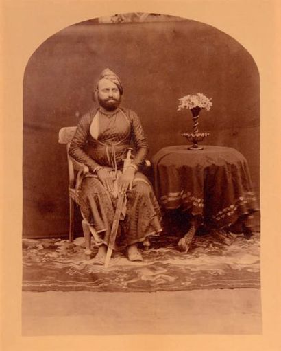 Maharaja Dungar Singh de Bikaner et autres
