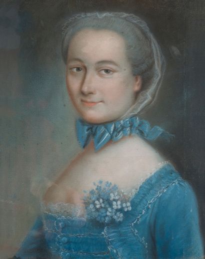 null Ecole Française. XVIIIème siècle

Portrait d'une élègante au n ud bleu

Pastel...