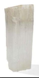 null Grand cristal de gypse fibreux.

Maroc. H. 45 cm