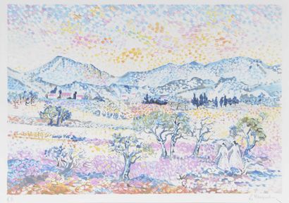 null Lucien NEUQUELMAN (1909-1988)

Paysage de Provence

Lithographie en couleurs....