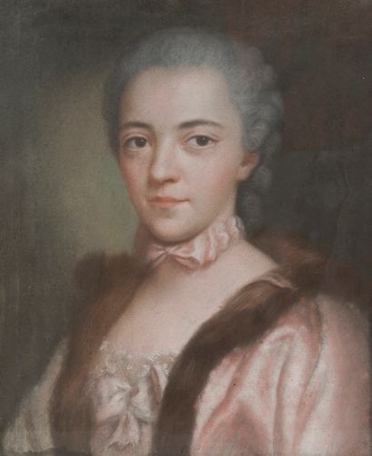 null Ecole Française. XVIIIème siècle

Portrait d'une élègante eu n ud rose

Pastel...