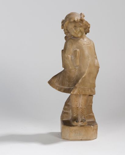 null Ernest BATTIGLIA (XIXème siècle)

L'écolière

Sculpture sur albâtre patiné....