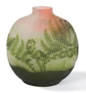 null EMILE GALLE (1846-1904)

Vase de forme boule en verre multicouche à décor en...
