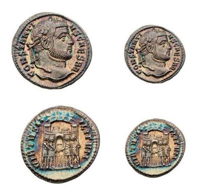 null CONSTANCE Ier, César sous Maximien (293-305) Argentéus. Ticinum. 2,85 g. Sa...