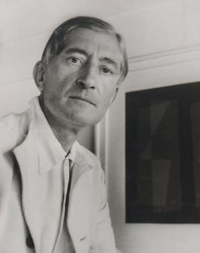 Josef BREITENBACH (1896-1984) Josef Albers, 1944 Tirage argentique, vers 1976. Signé,...