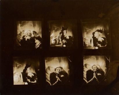 Cecil Beaton (1904-1980) Marlène Dietrich, New York, 1935 Tirage argentique contact...