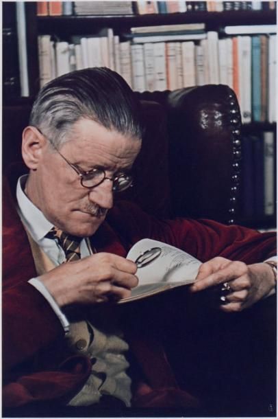 Gisèle FREUND (1908-2000) James Joyce, Paris, 1939 Tirage dye transfer, vers 1977....