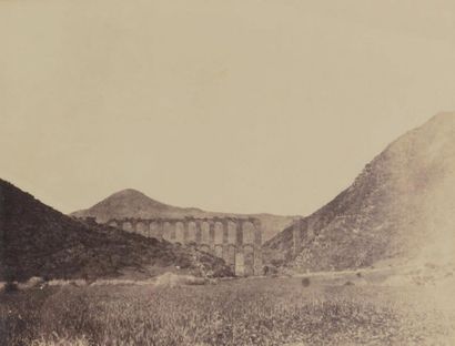 John Beasley Greene (1832-1856) Aqueduc, menant à Constantine, Algérie, vers 1856...