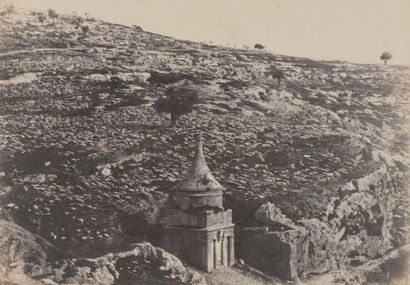 AUGUSTE SALZMANN (1824-1876) Jérusalem, Vallée de Josaphat, vers 1854 Tirage papier...