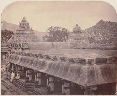 LIEUTENANT COLONEL HENRY DIXON (1820-1893) Views in Mysore: Ishwara Temple in the...