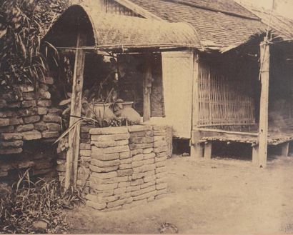 Linnaeus Tripe (1822-1902) Tsagain Myo, Water Pots, Birmanie, vers 1855 Tirage papier...