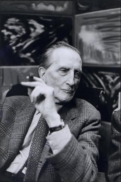 Henri Cartier-Bresson Marcel Duchamp, Neuilly-sur-Seine, 1968 Tirage argentique d'époque...