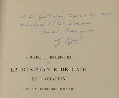 Gustave EIFFEL Nouvelles recherches sur la résistance de l'air et de l'aviation faites...
