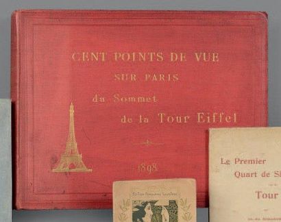 R.E.H Cent points de vue sur Paris du Sommet de la Tour Eiffel. Dessins inédits accompagnés...