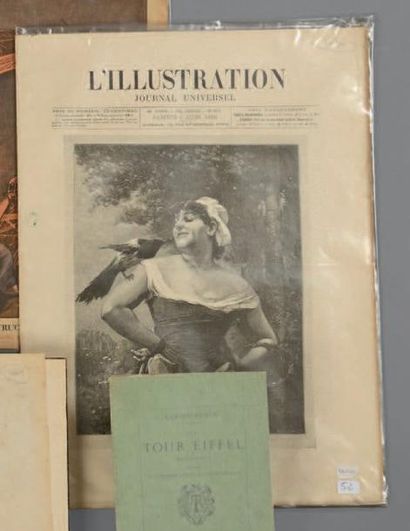 null ILLUSTRATION (L') L'illustration, Journal universel, n° 2258. Paris, 1886, 16...
