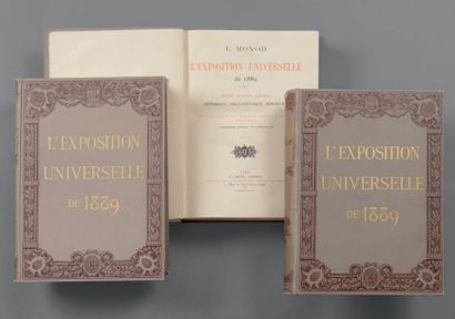 MONOD (E.) L'Exposition Universelle de 1889. Grand ouvrage illustré historique, encyclopédique,...