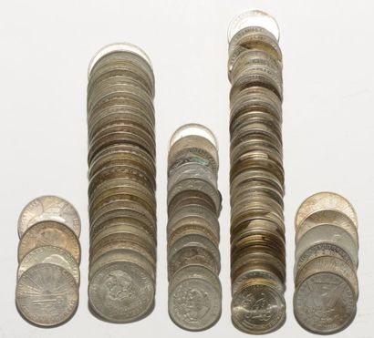 null Mexique


30 pièces de 5 Pesos en argent 


Pb : 837 grs


