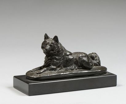 null D’après Emmanuel FREMIET (1824-1910)


Chien loup assis


Sculpture en composite


Edition...