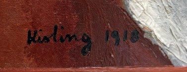 Moïse KISLING (1891-1953) Nature morte Huile sur toile. Signée en bas à gauche et...