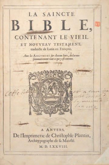 null Bibliorum Sacrorum vulgatæ versionis editio, clero Gallicano dicata. Paris,...