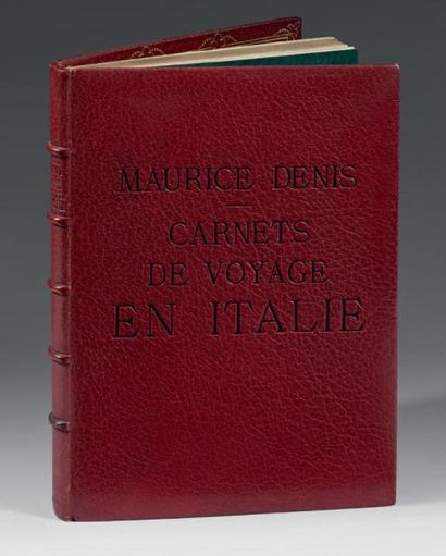 MAURICE DENIS Carnets de voyage en Italie. 1921-1922. Paris, Jacques Beltrand, 1925....