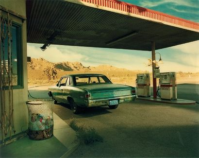 Jacques Olivar "Long drive, Nevada" - 2005 Tirage numérique sous diasec Signé et...