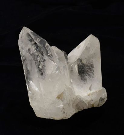 null Cristal de roche H 15 L. 12 cm