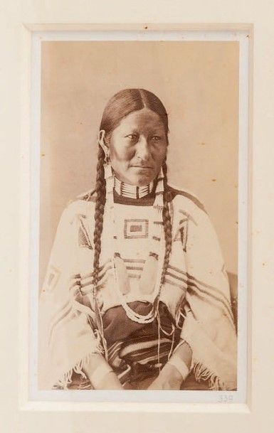 Alexander GARDNER (1821 - 1882) 
Squaw of Spotted Tail (Appearing Down), Sioux Brulé,...