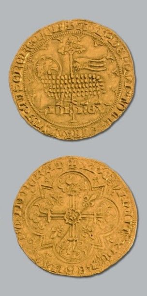 null JEAN II le Bon (1350-1364)
Mouton d'or.
D. 291. Ancienne trace de monture sinon...