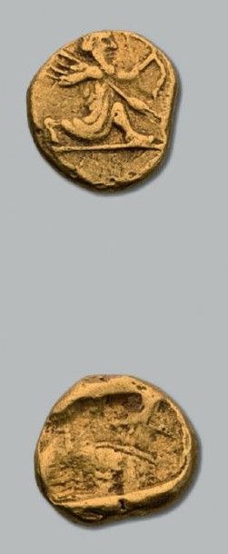 null EMPIRE PERSE (486-450 av. J.-C.)
Darique d'or. 8,32 g.
Le roi drapé à droite,...