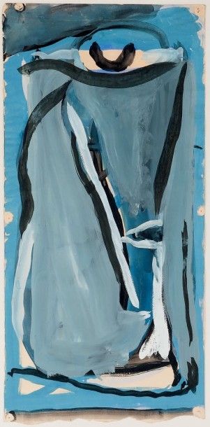 Bram VAN VELDE (1895-1981) Sans titre
Gouache sur papier
52 x 24,5 cm

Provenance:
-...