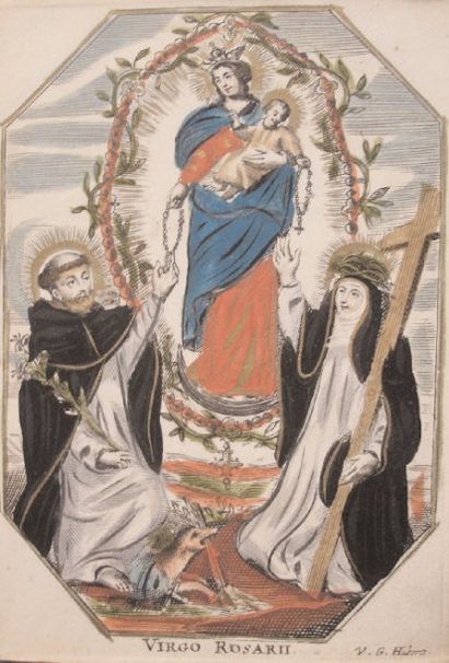 null Ste Thérèse d'Avila et S. Jean de la Croix, image anversoise